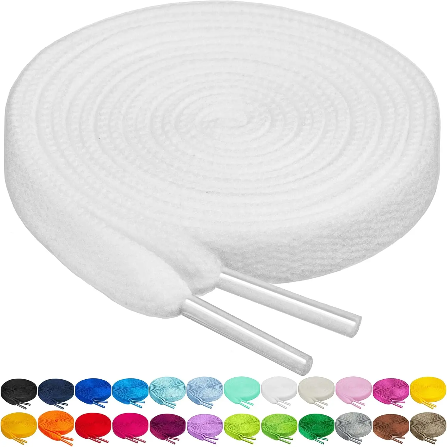 Birch Shoelaces in 27 Colors Flat 5/16" Shoe Laces in 4 Different Lengths