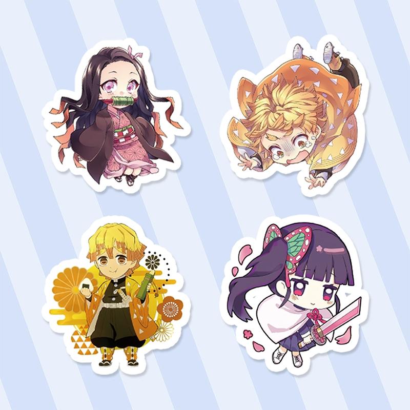 74 Pcs Demon Slayer Anime Stickers, Perfect for Phone Cases, Laptops, Skateboards, DIY Crafts, Customizable Gear