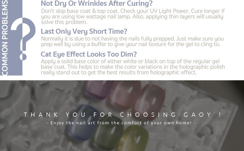 GAOY Minty Fresh Cat Eye Gel Nail Polish Set with Magnet for Green Blue Pink Glitter Holographic Cat Eye, Salon Gel Manicure and Nail Art DIY at Home