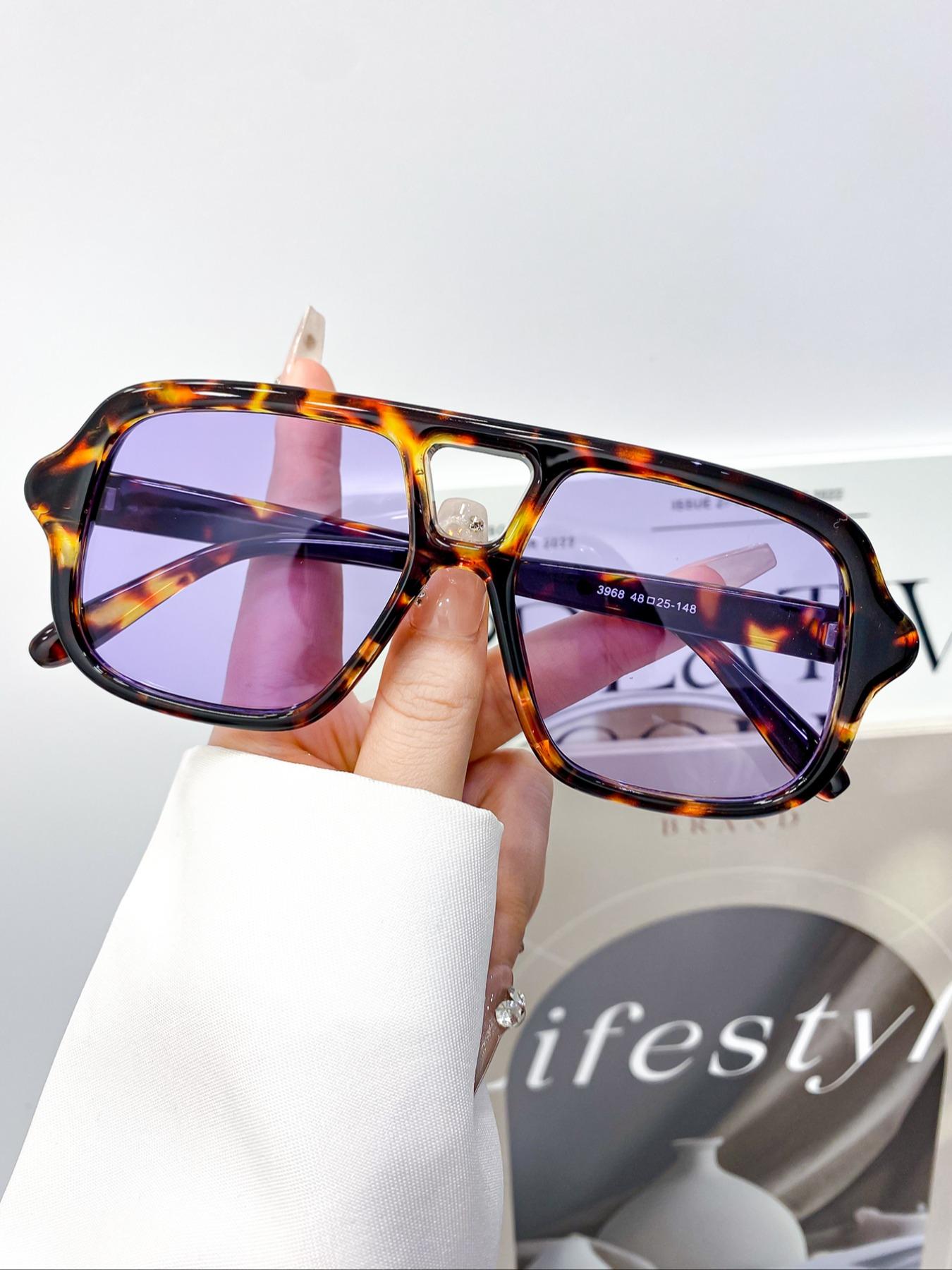 Fashion Vintage Oval Glasses for Women & Men, High Quality Casual Daily Wear Eyewear, Simple Versatile Decoration Frames