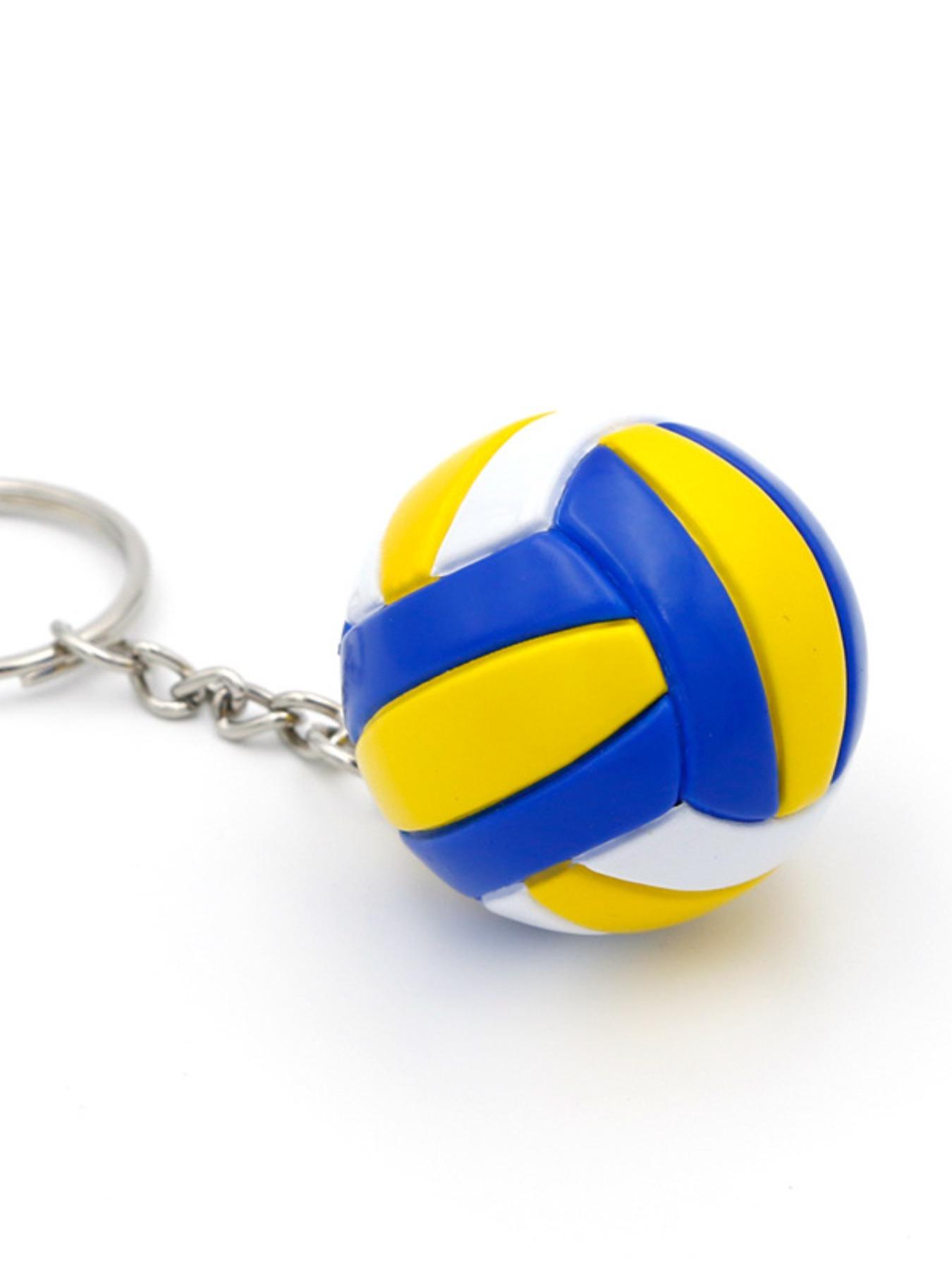Volleyball Keychain Bag Charm Sports Competition Award Creative Gift, Unique Volleyball Accessory for Athletes & Fans