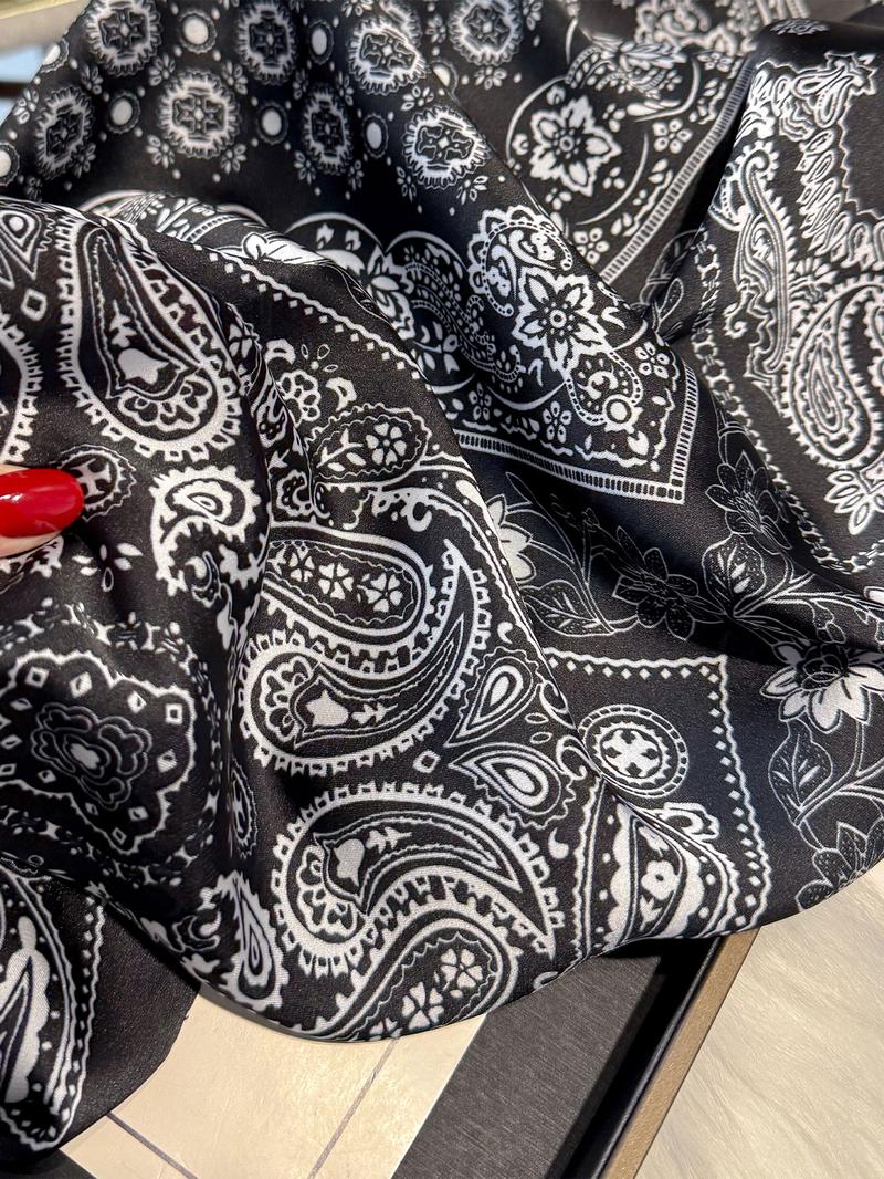 Women's Square Scarf, Casual Soft Comfortable Bandana for Women, Fashion Accessories for Daily Wear