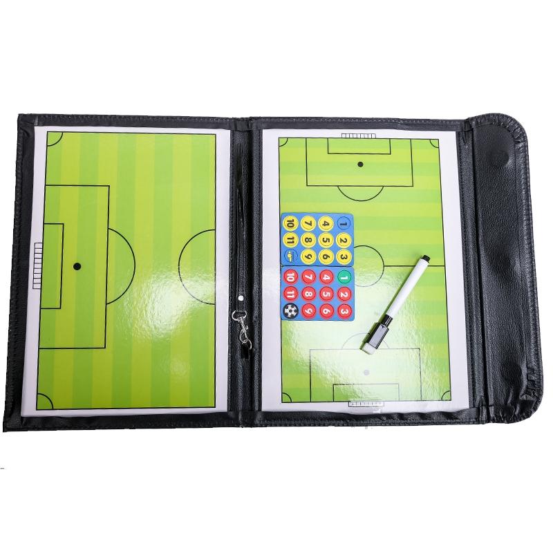 Foldable Soccer Tactics Board, 1 Count Magnetic Folding Soccer Tactics Board with Pen, Football Coach Board, Soccer Accessories for Coach & Referee