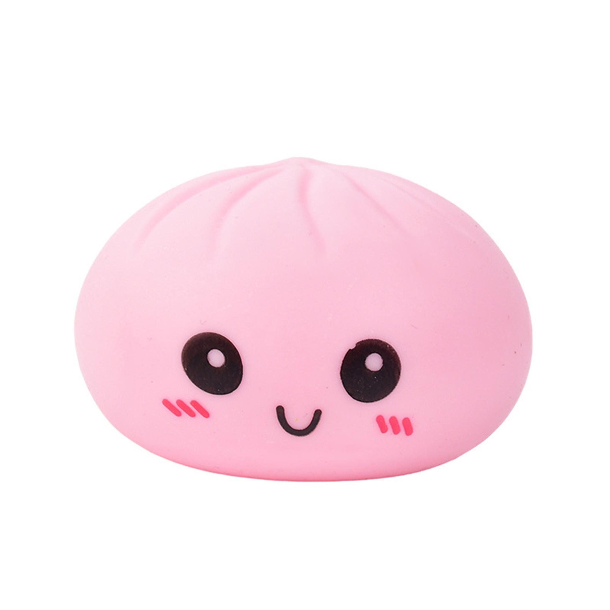 Expressive Big Dumpling Squishy - Mysecret Bun Fidget Toy, Soft TPR Material, Stress Relief, Stress Ball, Unboxing Surprise, Random Style per Pack. Valentine's Day and Easter gifts, suitable for children to exchange gifts