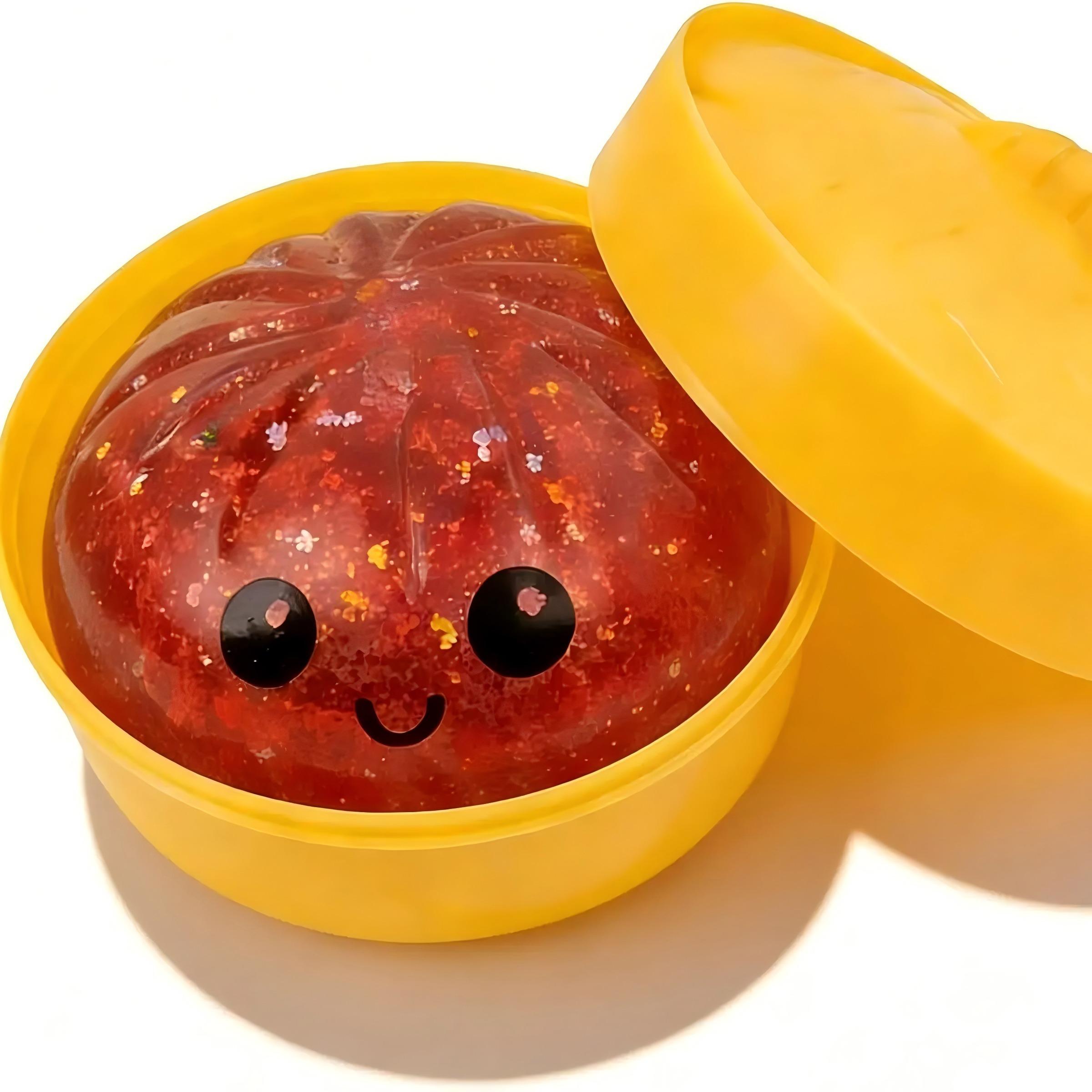 Bestseller Flashing Dumpling Stress Relief Toy, 3.15 Inch Soft Dumpling Shape, Spring Fashion, Adult Stress Relief Dough, Includes Steamer