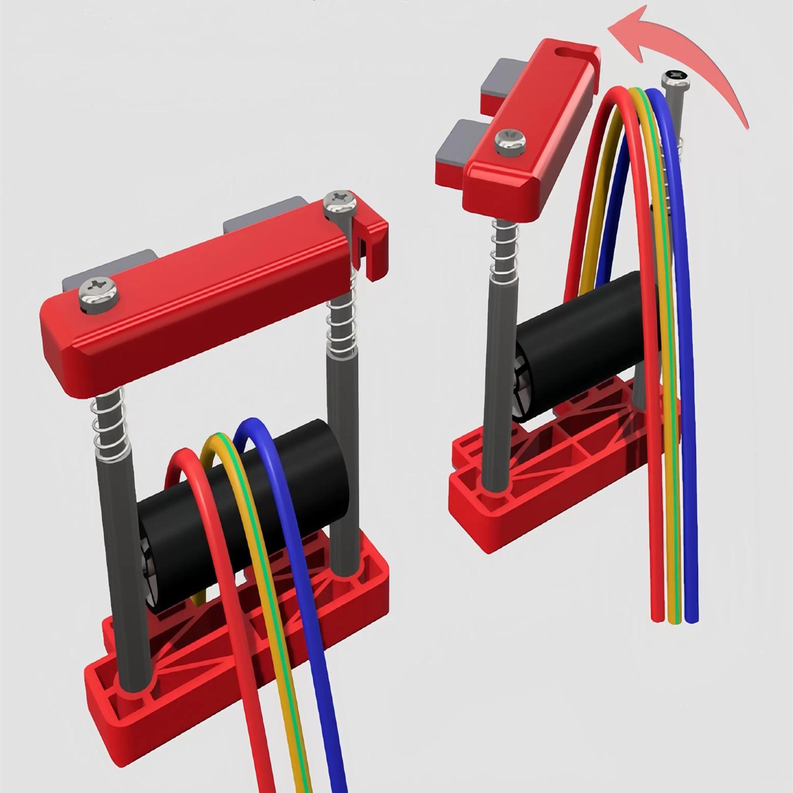 Wire Threading Aid Cable Pulling Gadget Auxiliary Tool Electrical Wire Pulling Roller Cable Puller Guide Wall Wire Conduit With Reel Box Only For 86 electrical junction box