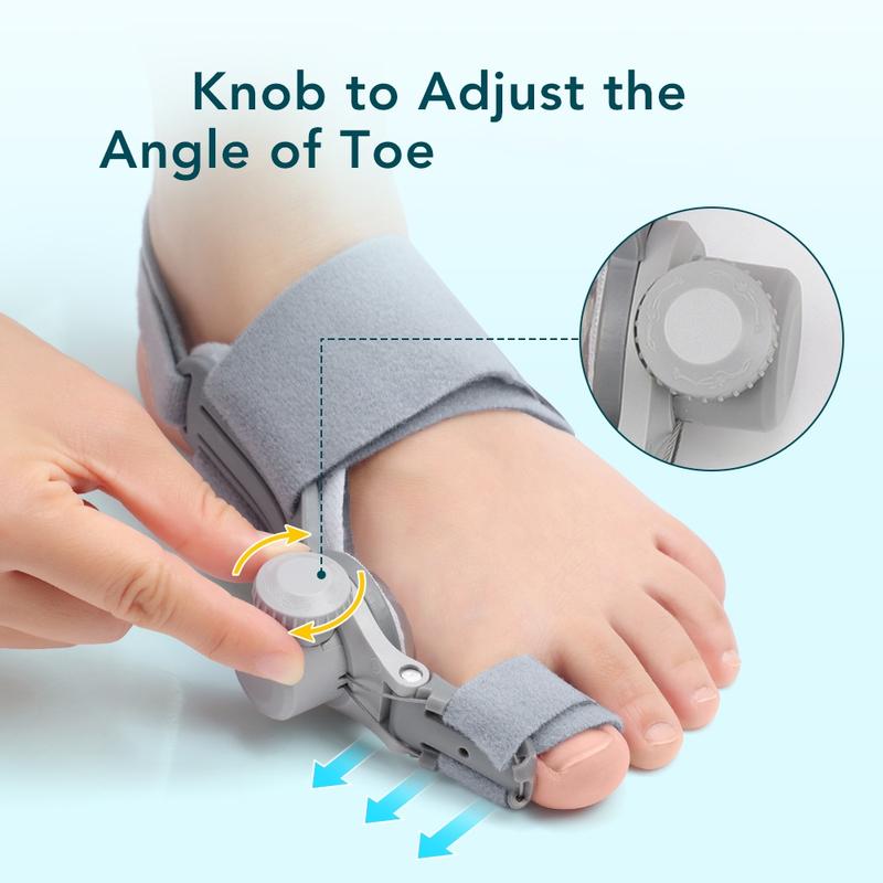 Thumb Toe Correction-Tool, Bunion Stretch Band Separating Tool, Foot Care Accessory for Straightening Toes, Comfortable Design for Daily Night Use, Foot Care Product