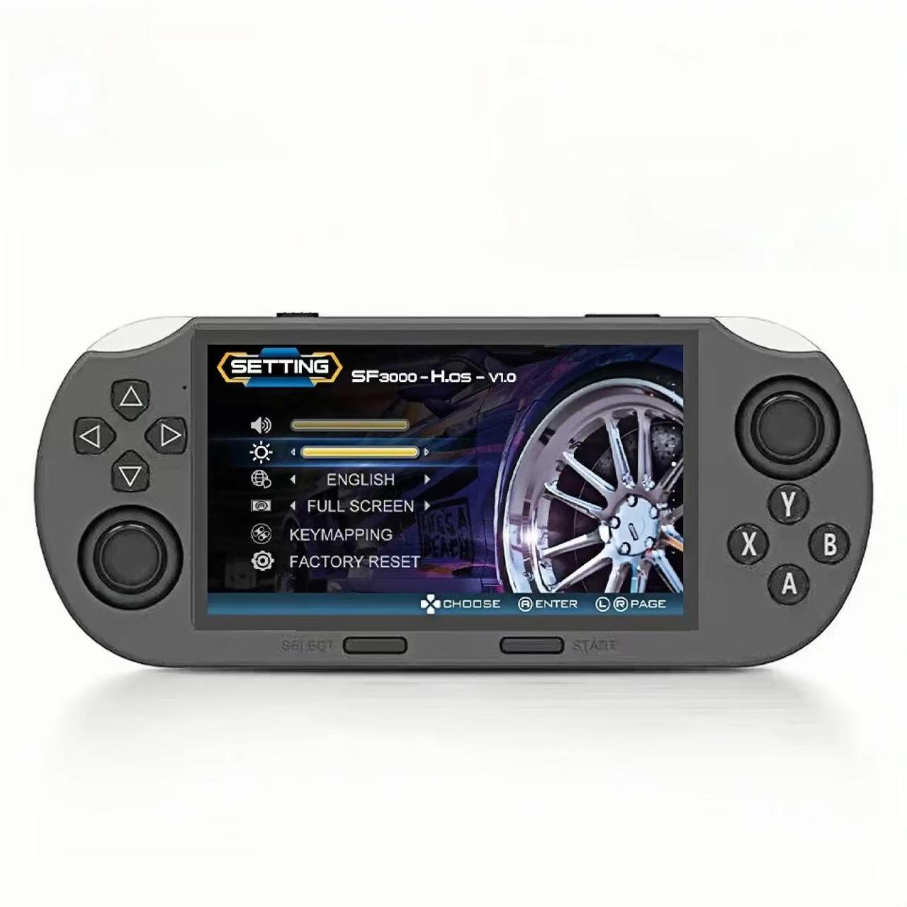 Sf3000 Handheld Retro Game Console, 4.5-Inch IPS Screen, Wireless Mini Portable Gaming Player, Ideal Gift for Boys