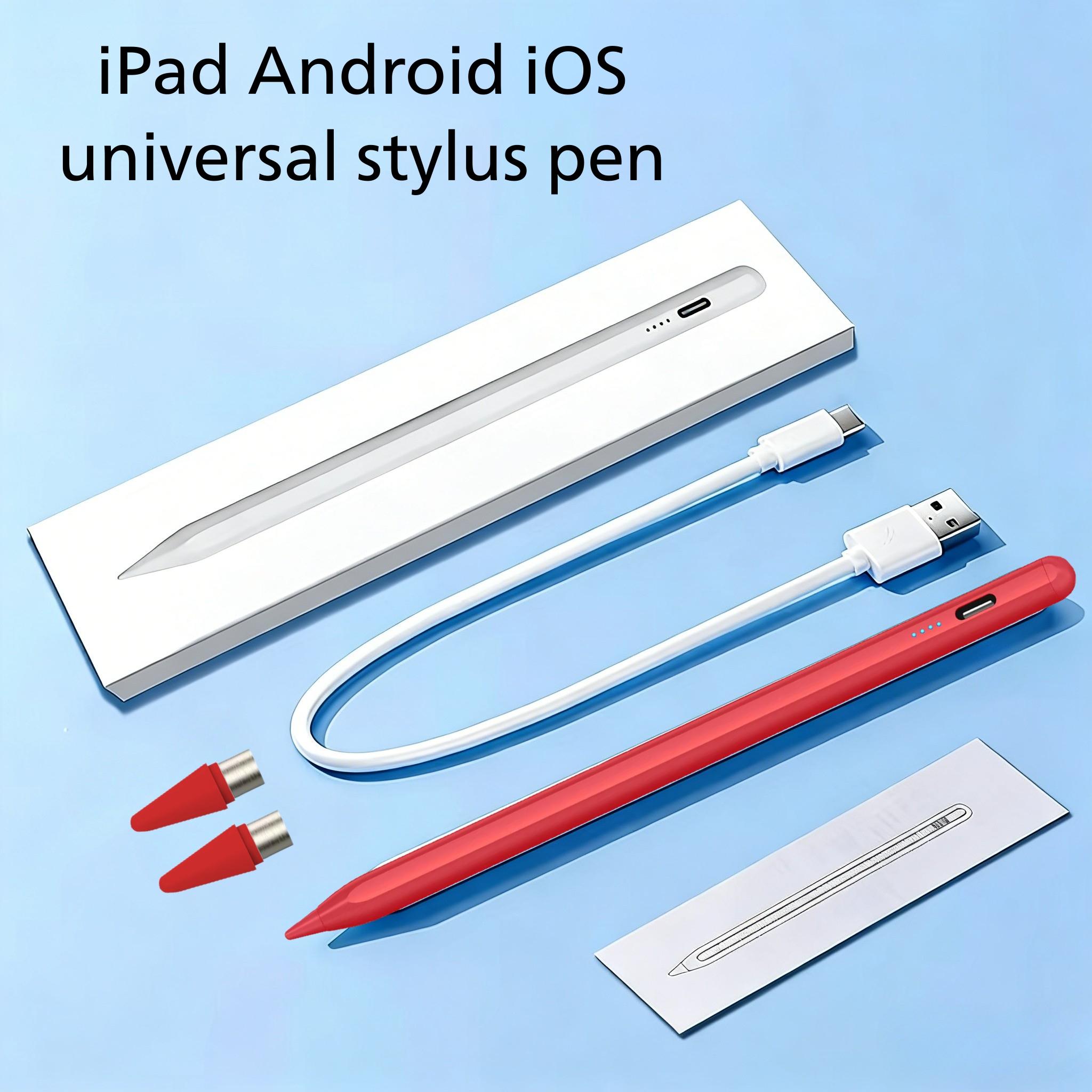 Touchscreen Stylus Pen Compatible with iPhone iPad Android Tablets, Universal Fine Tip Magnetic Adsorption, Lithium Battery