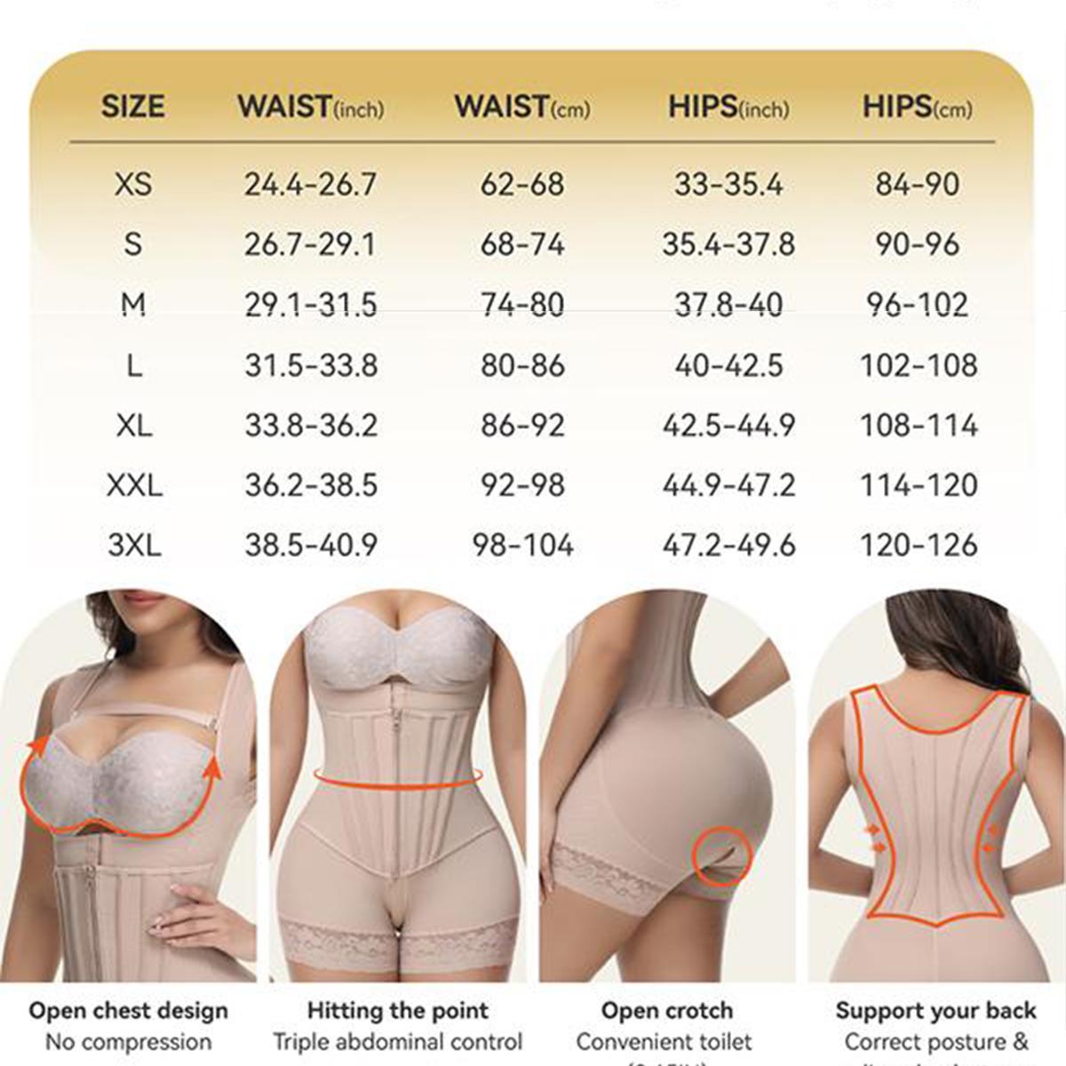 Fajas  Moldeadoras Shapewear Tummy Control Full Body Shaper Post Surgery Compression Garment Shaping Girdles SpringStatements