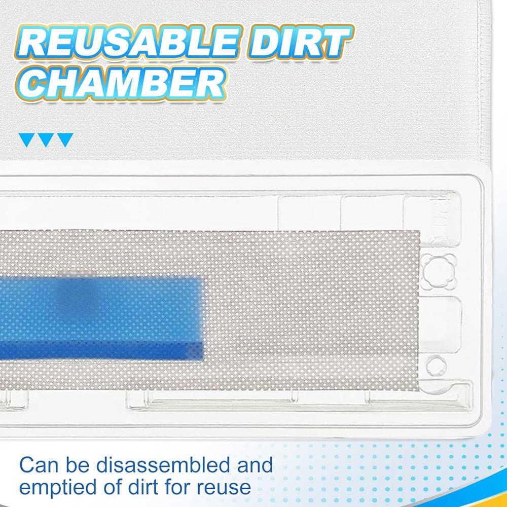 6pcs Shark Vacmop Replacement Pads, Wireless Dry Wet Mopping Pad, Compatible with Vm252 Vm200 Vm200p12 Vmp30 Vm190 Vm250, Hard Floor Cleaning