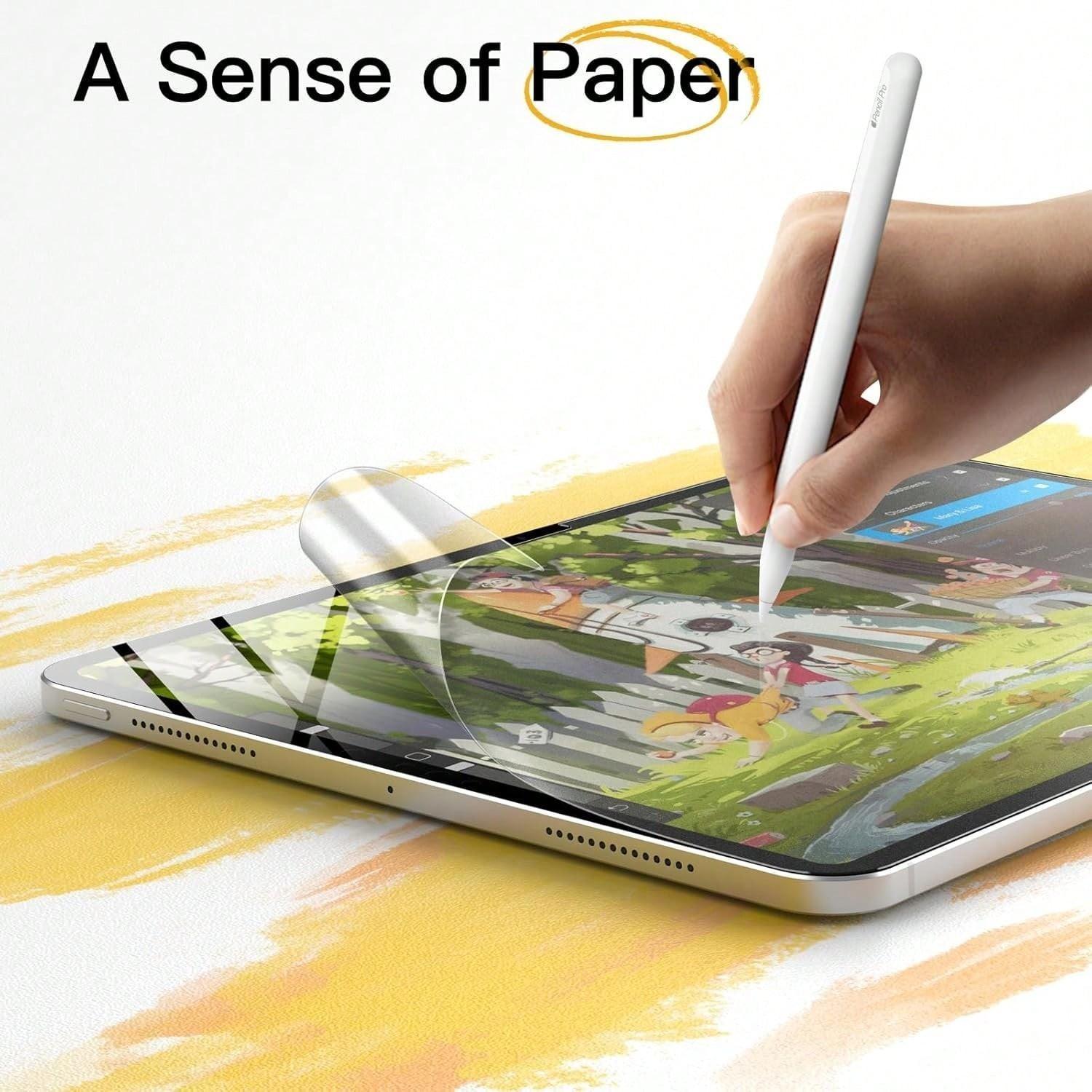 High-Quality Pet Screen Protector Film, Compatible with iPad (air4/5/6/7), Anti-Fingerprint & Scratch Resistant, Full Coverage Display Guard