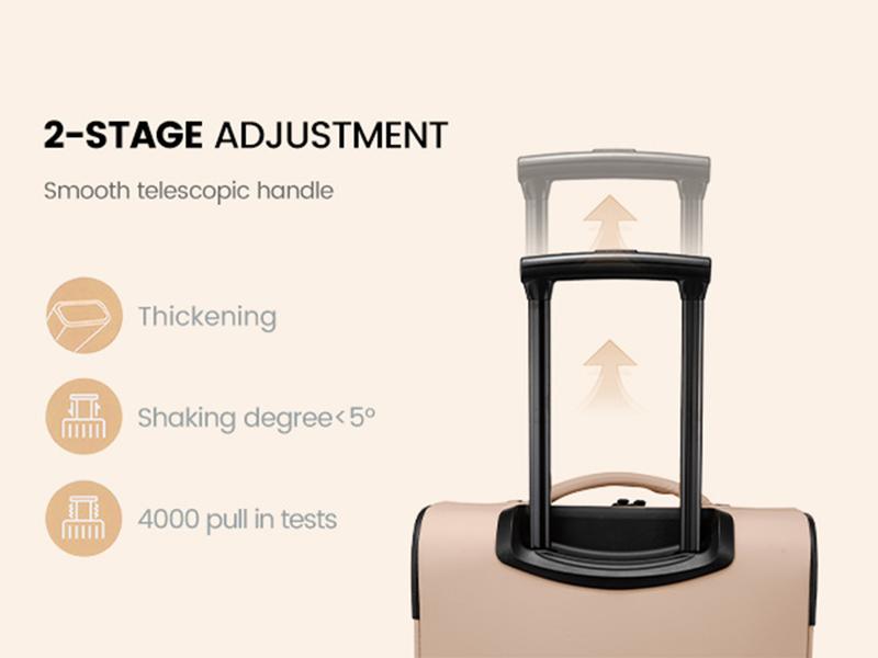 LOVEVOOK Puffer Carry On Luggage 22x14x9 Airline Approved,20 Inch Softside Suitcases with 360° Wheels *4, Lightweight Spinner Carry on Suitcase with TSA Lock,Soft Water-Resistant Large Capacity Luggage for Travel