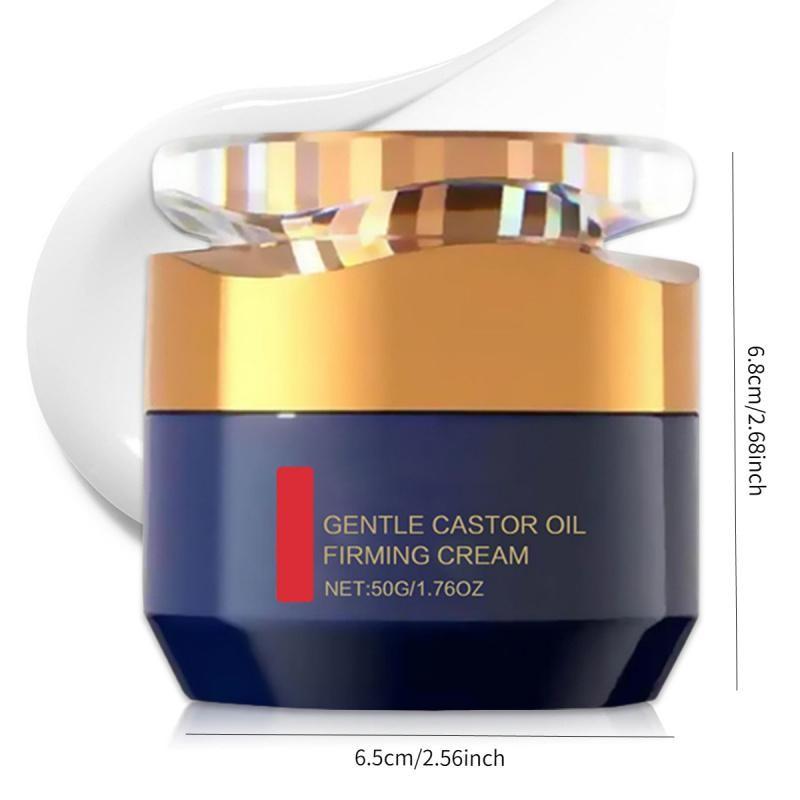 Castor Oil Peptide Collagen Firming Cream | Anti-Aging Lifting & Hydrating | Overnight Repair / Seasonal Soothing / Makeup Prep | For All Skin Types #AntiAgingSkincare #SkincareEssential