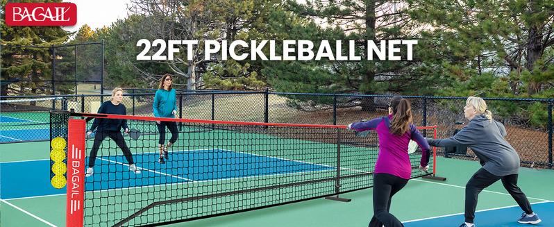 【Holiday Haul】BAGAIL Portable Pickleball Net Set, 22 FT Regulation Size Pickle Ball Net with Ball Collector, Carry Bag, Easy Setup for Outdoor Indoor Driveway family sport Training Equipment Baseball Bat