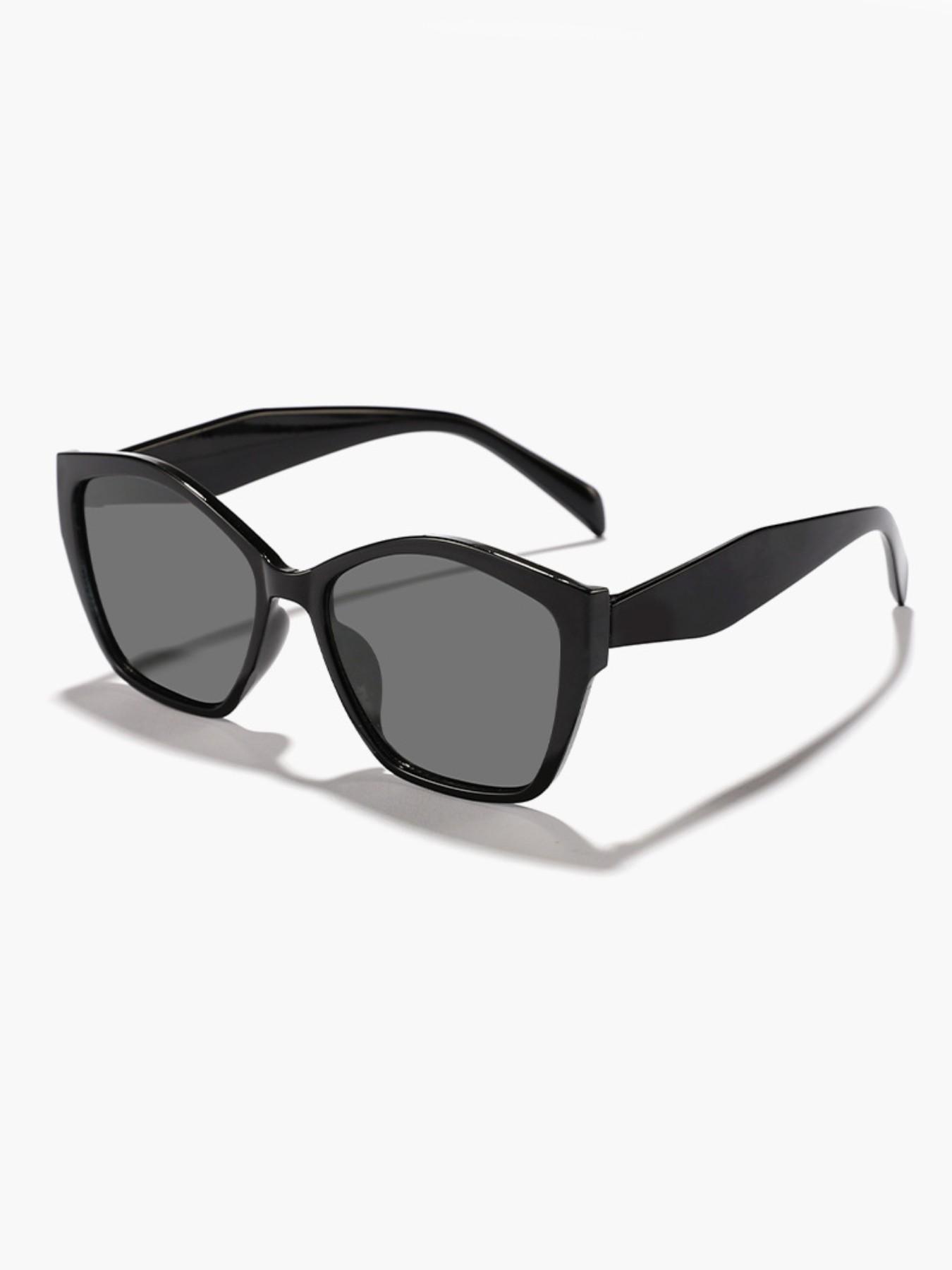 Unisex Square Frame Sunglasses, Casual All-Over Print Design, Decorative Lens, Perfect for Daily Wear & Leisure