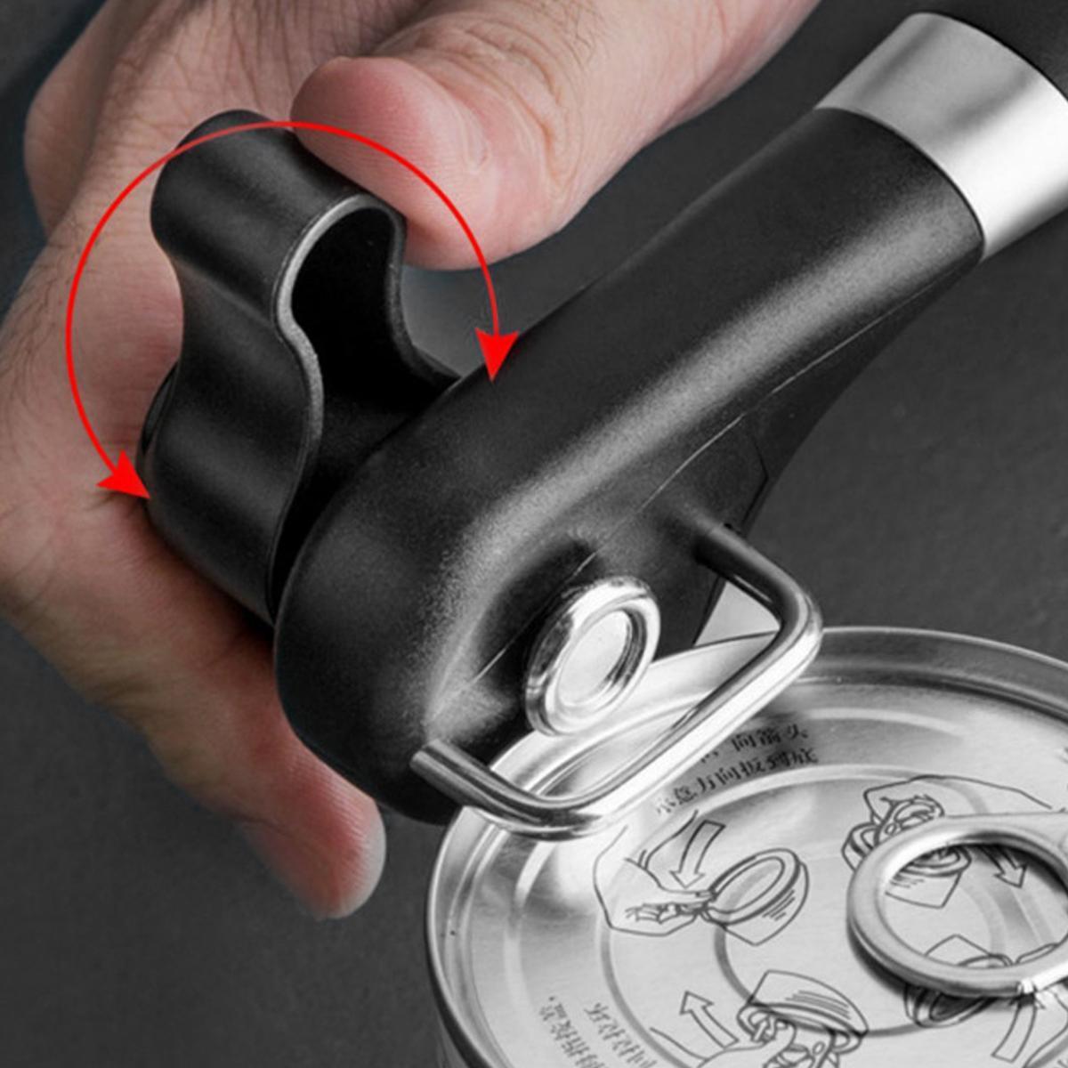 Multifunctional Can Opener, Side Open Quick Opening Tool, Kitchen Essential Gadget, Practical Cooking Utensil, Easy-To-Use Can Opener, Beverage Can Opener, Soda Can Opener