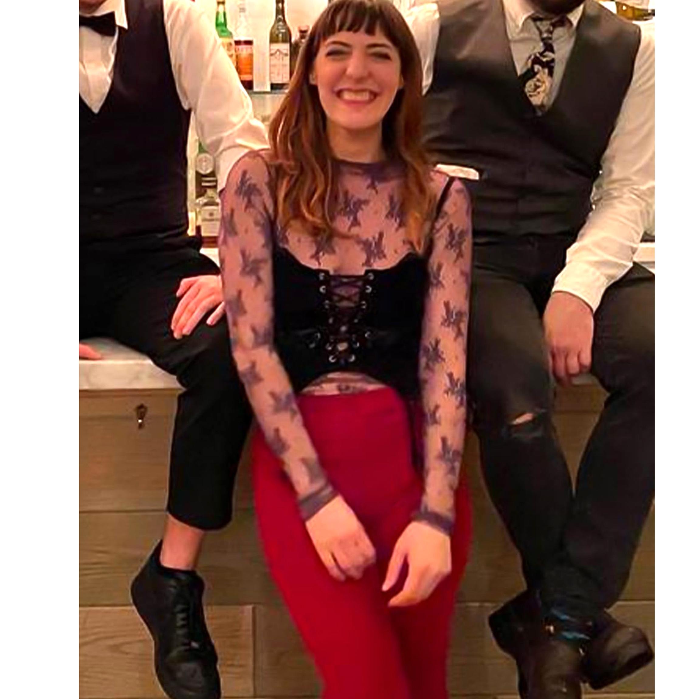 Buenoble Womens Mesh Long Sleeve Tops Crew Neck Sexy See Through Lace Sheer Floral Blouse for Party Club Night Out SpringStatements