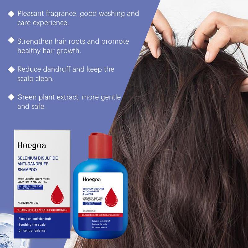 Selenium Disulfide Hair Care Shampoo 120ML - Oil Control Refreshing Anti-Dandruff Anti-Itch Scalp Cleansing Formula for Any Hair Type - Conditioner