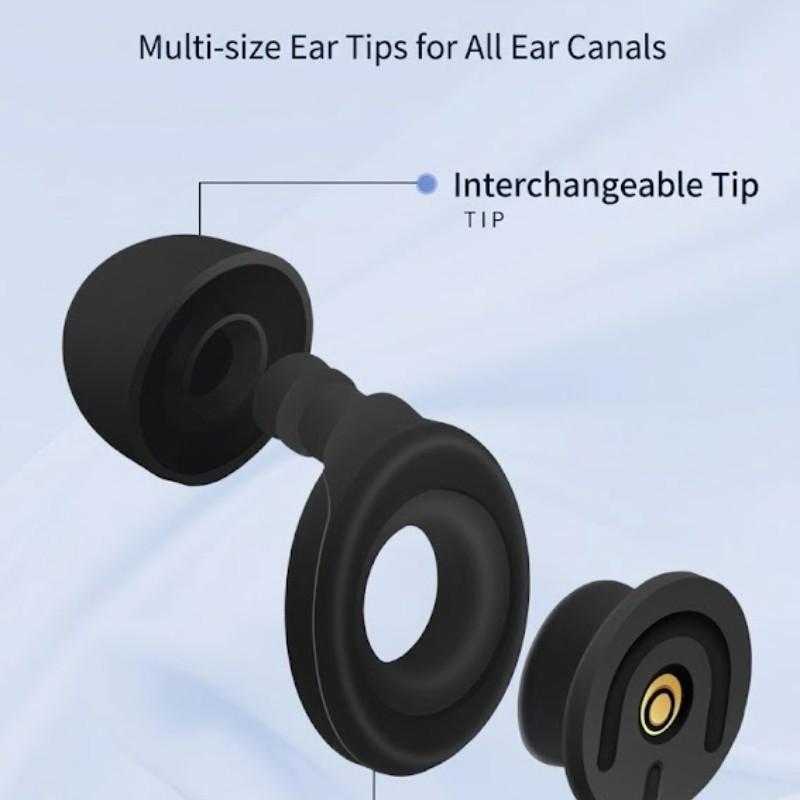 Silicone Ear Plugs for Swimming & Travel, Reusable Adjustable Earplugs for Sleeping, Noise Cancelling for Concerts, Festivals, Work, Focus