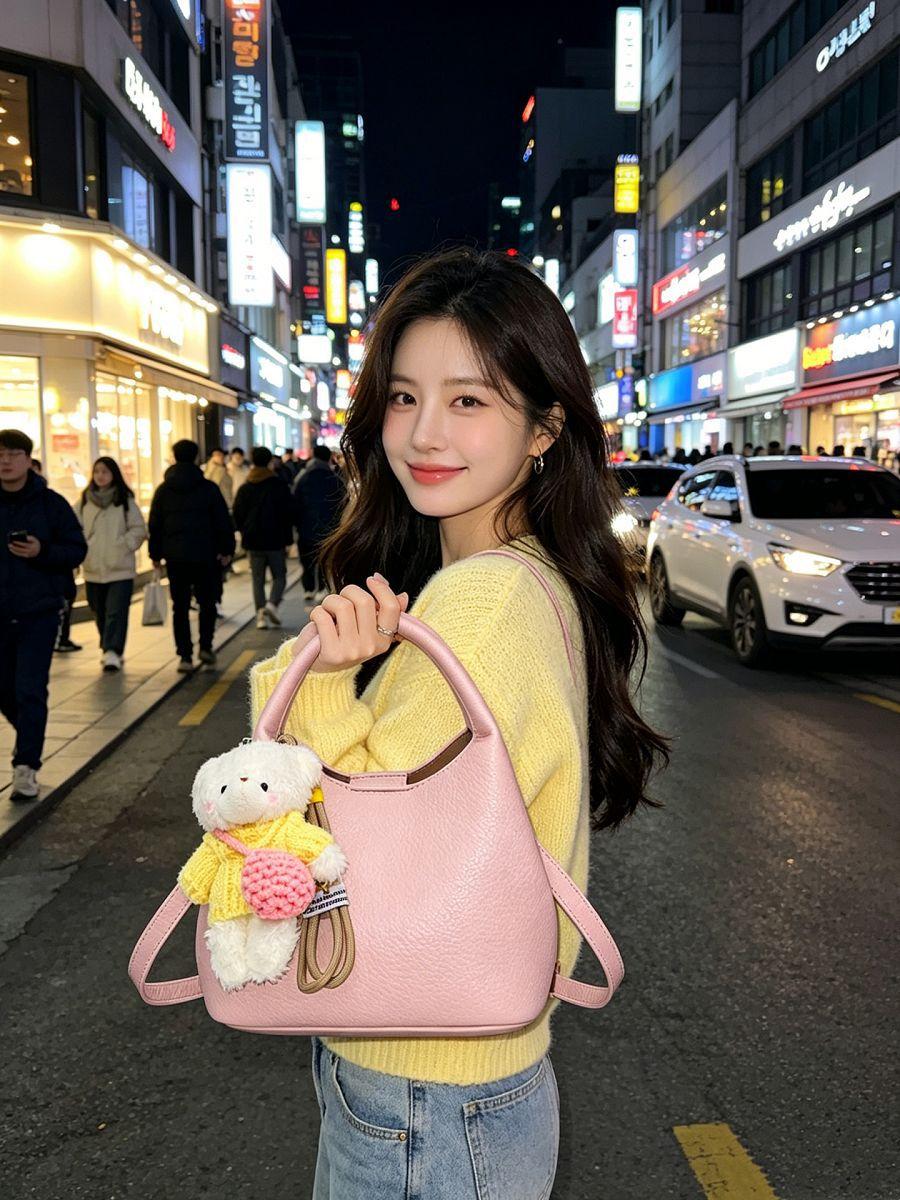 New stylish and versatile high-end large-capacity handbag, crossbody bag, commuter bag for women