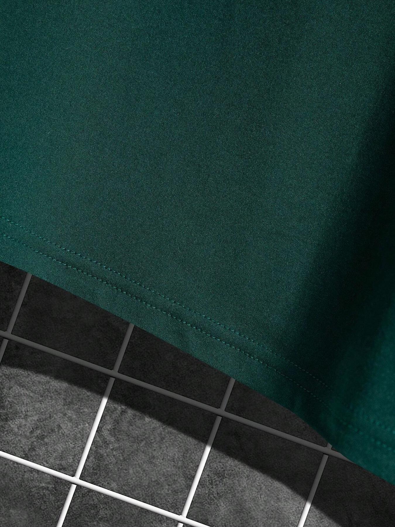 Men's Letter Graphic Round Neck Sleep Tops, Casual Crew Neck Short Sleeve Tee, Comfy Sleepwear for All Seasons