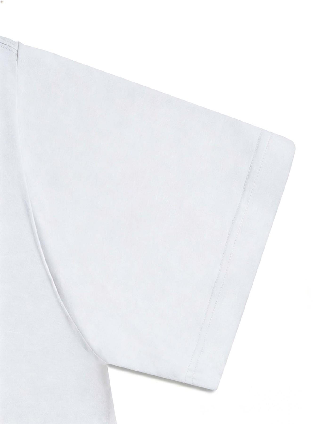 100% Cotton Short Sleeve T-Shirt, Street Style Vintage Letter Print, Loose Fit Drop Shoulder Top, Casual Half Sleeve Tee