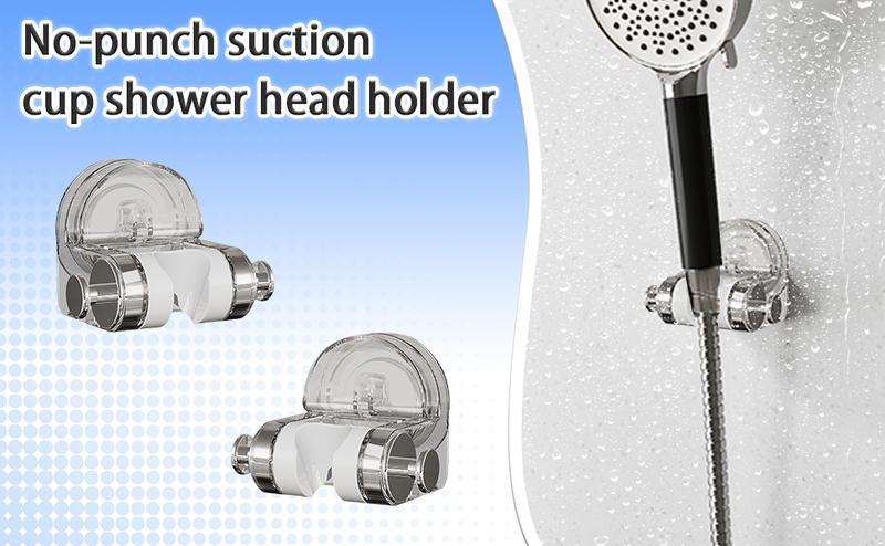 (Attention Usage Scenarios and Installation Steps)Adjustable ABS Suction Cup Shower Head Holder, No-Drill Wall Mount Shower Stand, Repositionable Design for Hands-Free Showering, Hair Washing, Pet Cleaning & Laundry (Attention Usage Scenarios and Installation Steps)Adjustable ABS Suction Cup Shower Head Holder, No-Drill Wall Mount Shower Stand, Repositionable Design for Hands-Free Showering, Hair Washing, Pet Cleaning & Laundry
