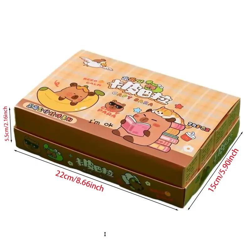 24 Box Capybara Blind Box Keychain Figurine Pendant School Gate Student Reward Small Toy Cute, Kids Collectible Toys, Random Surprise Gifts