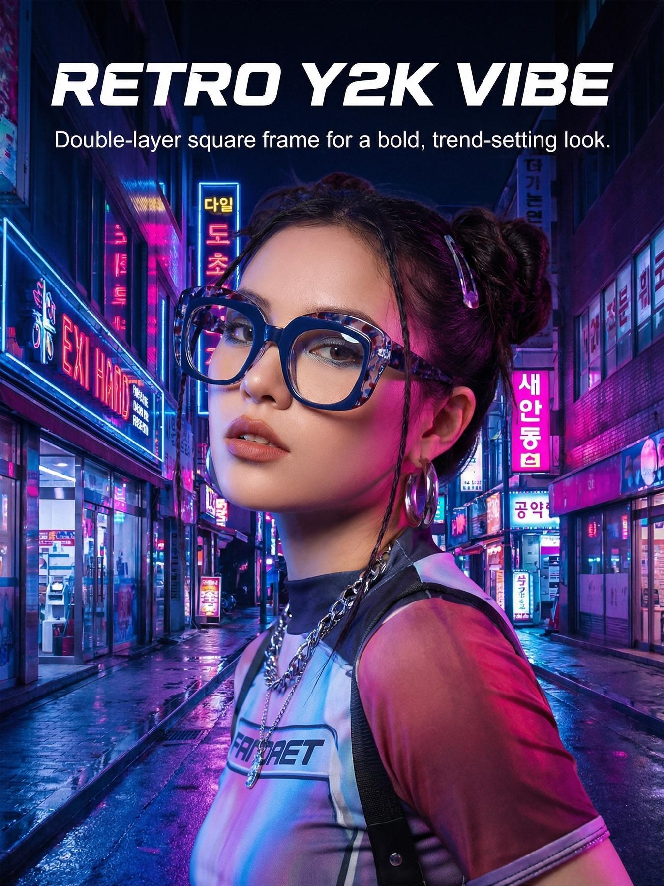 New Fashion Leopard Print Retro Sunglasses, Large Frame Unisex Eyewear, Stylish and Versatile Glasses for Everyday Wear