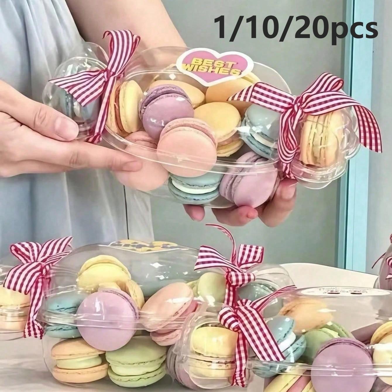 Candy Shape Cake Box with Lid, Transparent Style, Ideal for Birthday, Fruit Salad, Tiramisu, Party, Christmas, Wedding Decor