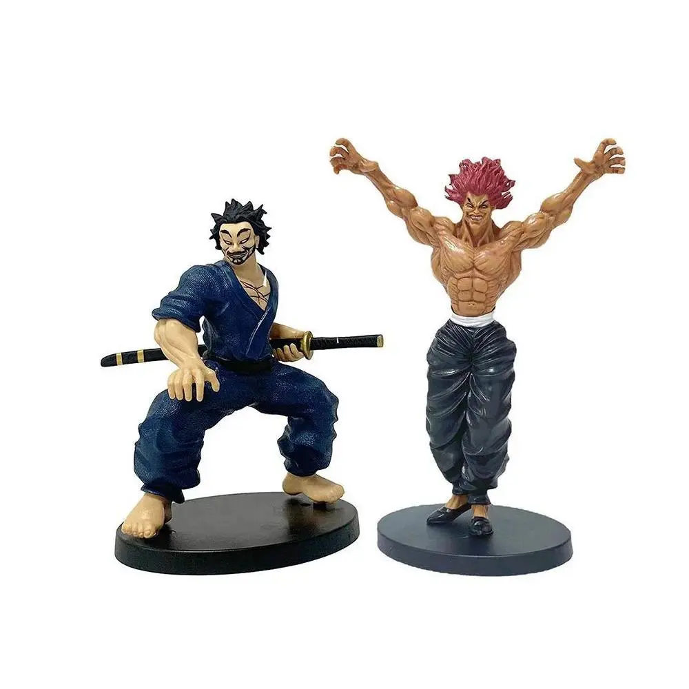 2026 New hot item Funny Anime Baki the Grappler Pickle Hanma Yujiro Hanayama Kaoru Jack Action Figures Statues Home Ornament Desk Doll Model Toys