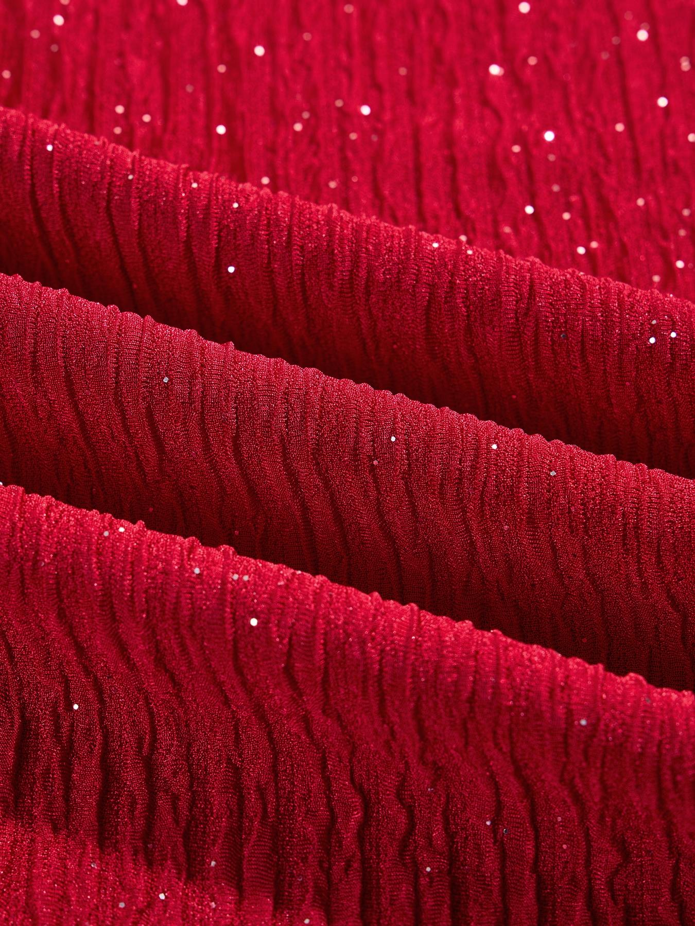 Plus Size Women's Elegant Sleeveless Plain Dress, Slim-Fitting Long Maxi Dress, Shoulder-Exposing Bow Tie Design, Spring Summer Fashion