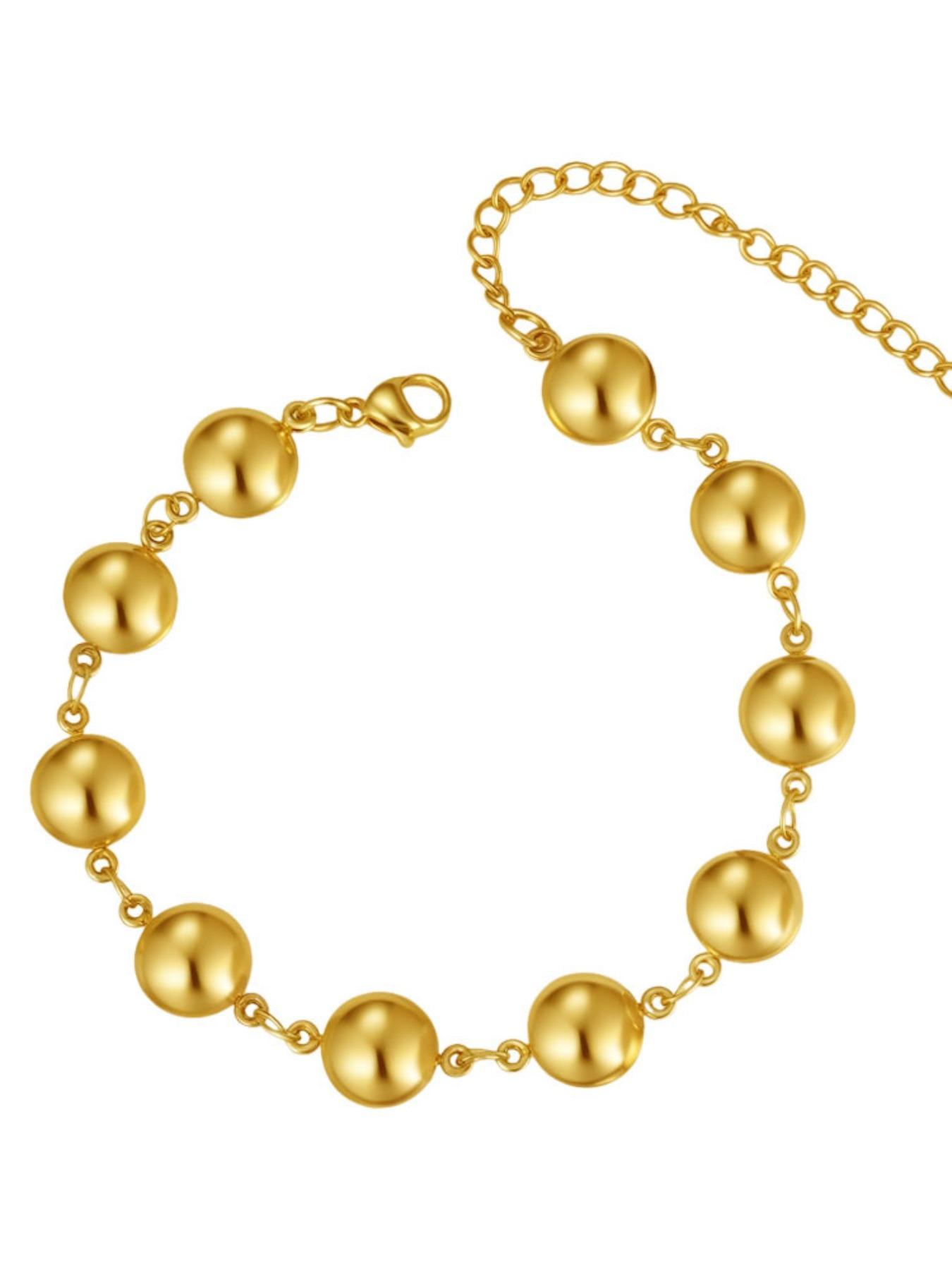 Multiple Styles Zircon Bracelet Crown Heart Moon Star Gold Color Stainless Steel For Women Summer Party Jewelry Gifts