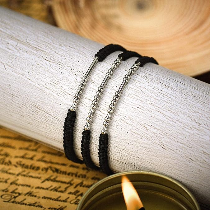 Best Bitches Morse Code Bracelet Best Friend Gift for Women Funny Friendship Gift 2/3 PCS Christmas Friends giving Valentines Day Gift