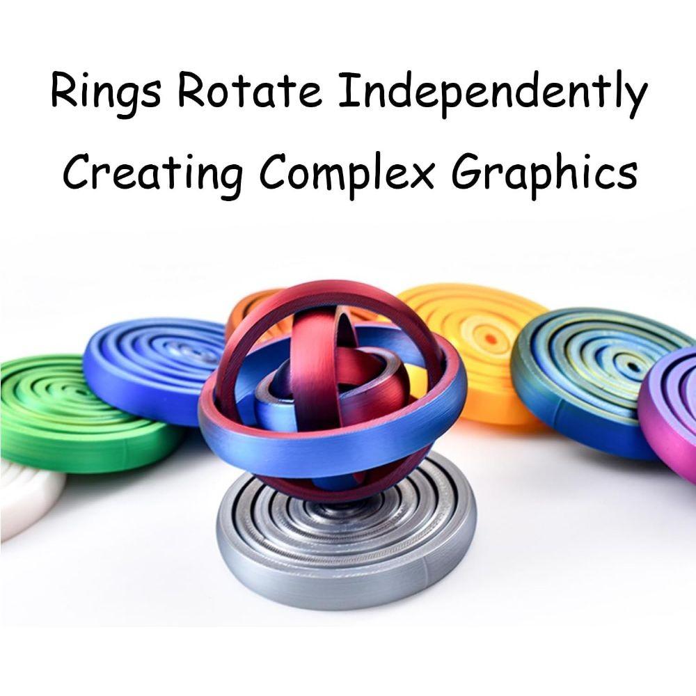 Rotating Physical Gravity New Compass Simple and Fun Multi-color Stress Relief Small Toys, Rotating Interactive Game Props Fun Little Gifts Stress Relief Props for Adults, Stress