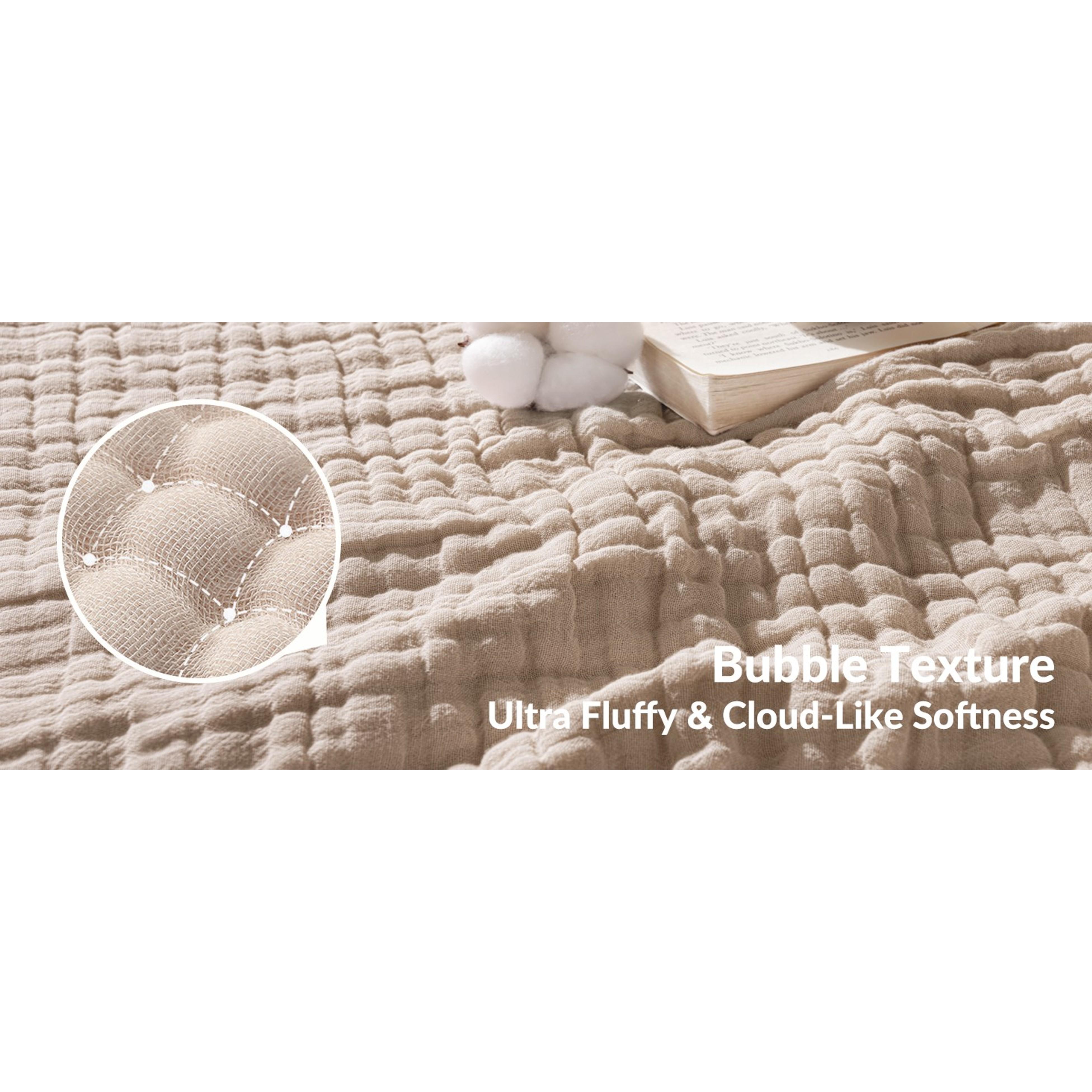 100% Cotton 6-Layer Lightweight Breathable Gauze Muslin Bed Blanket, Queen Size Square Shape Khaki (90x90 in) for Adults, Soft Cozy Home Decor Bedspread Coverlet 100% Cotton 6-Layer Lightweight Breathable Gauze Muslin Bed Blanket, Queen Size Square Shape Khaki (90x90 in) for Adults, Soft Cozy Home Decor Bedspread Coverlet