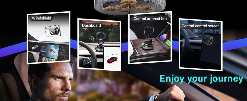 Magnetic Car Phone Holder for MagSafe: 28+LBS StrongSuction Vacuum Phone Mount for Men/Women -360°Rotatable Adjustable Portable Cell Phone Stand for iPhone12-16 Pro Max Plus