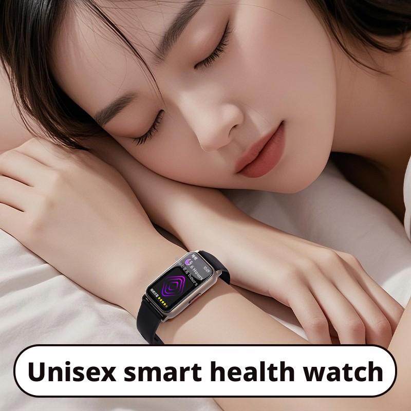 Lasca Smart Sports Watch Unisex, 70+ Modes Fitness Trainer, Blood Pressure Heart Rate Monitor, Waterproof, All-In-One Health Tracker