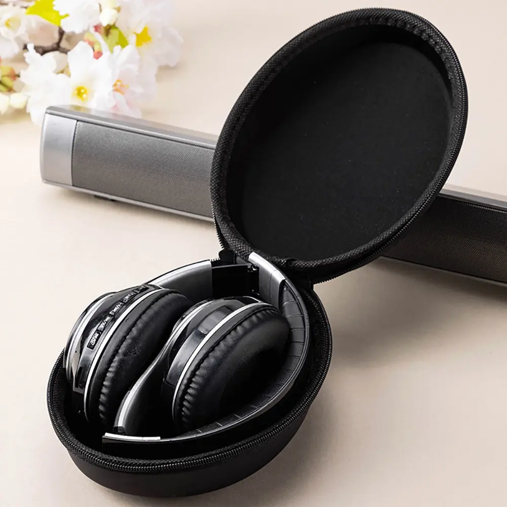 Portable Headset Storage Bag, Large Capacity Earphone Storage Case, Small EVA Earphone Storage Box For Travel, Protection