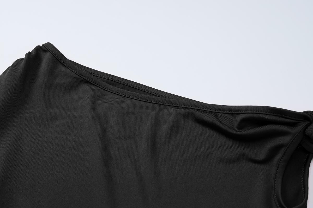 Solid Slanted Neck Lacing Design Sleeveless Top & High Waist Cropped Pants Two-Piece Set Women 2025 Summer New Casual Sexy with Ribbon Elegant Party Club Clothing Outfits