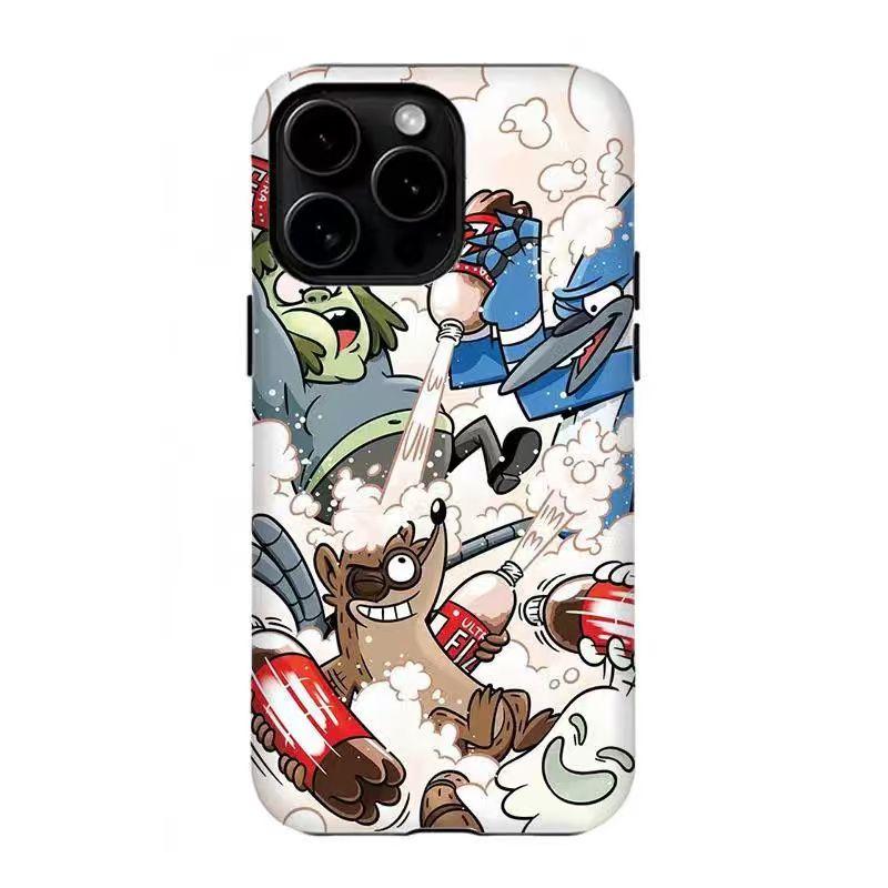 Regular Sh0w Character Collage Phone Case | 2010s Cartoon Aesthetic,Compatible for iPhone 16 15 14 13 12 11 17Pro Max,for Samsung S25 S24 S23 S22 Ultra,Durable Dual-Layer design phone cover,Perfect Gift for Her