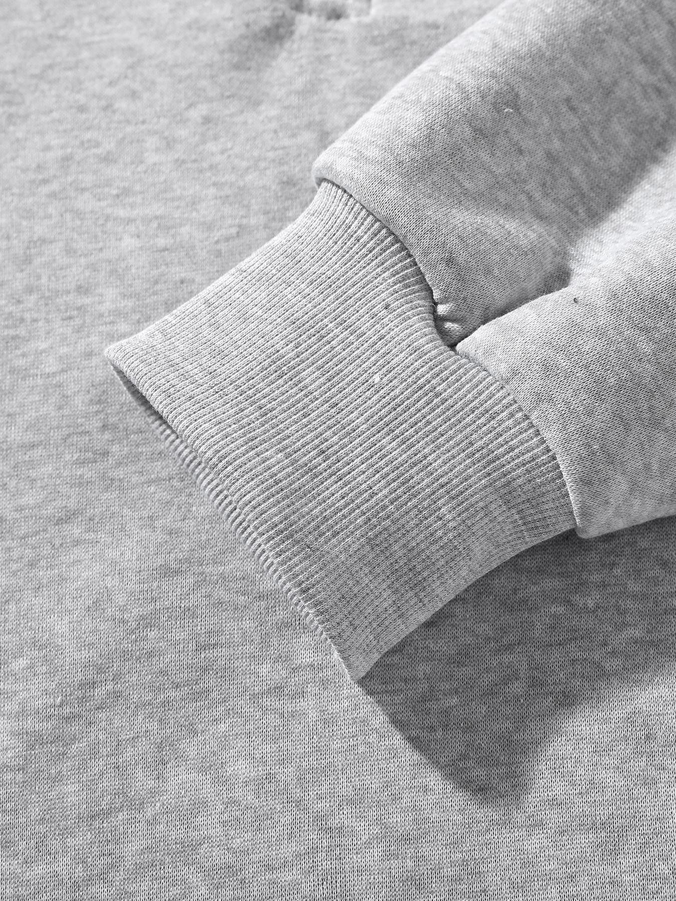 Men's Fleece-Lined Athletic Half-Zip Hoodie - Fitted, Plain Color, Basic Style, Warm & Comfortable for Daily Wear, Street Casual & Outdoor Activities， Unisex Fleece Casual Sweatshirt ，Men's Upper Body Sweater