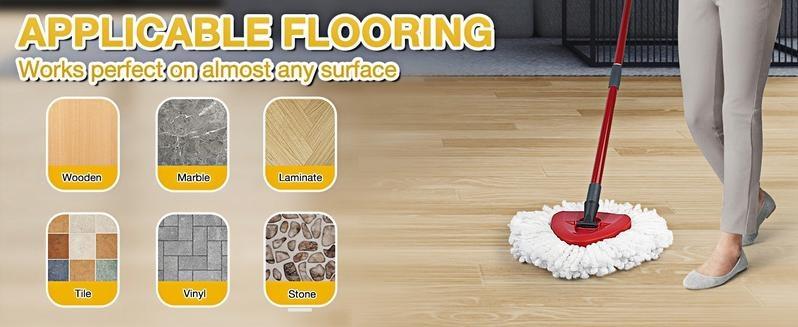 【Summer Vibes】Spin Mop Replacement Heads Compatible with Oceda EasyWring 1-Tank System, 30-58" Mop Handle,Scrub Brush and Base Combo Set,Mop Refills Easy to Replace and Cleaning,graduation gifts,class of 2026 gifts,household essentials 【Summer Vibes】Spin Mop Replacement Heads Compatible with Oceda EasyWring 1-Tank System, 30-58" Mop Handle,Scrub Brush and Base Combo Set,Mop Refills Easy to Replace and Cleaning,graduation gifts,class of 2026 gifts,household essentials