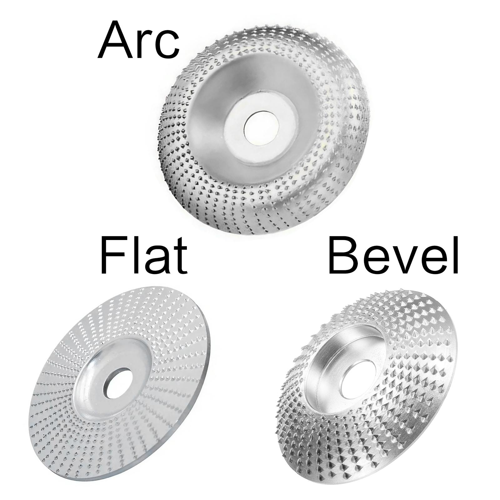 Professional Wood Carving Disc, High-Precision Angle Grinder Attachment, Multi-Function Sharpening & Cutting Tool for Wood Shaping, Durable Milling Sanding Disc with Adapter, Efficient Woodworking Accessory