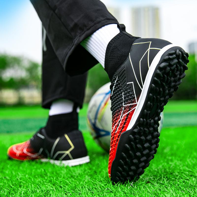 Men's High Top Football Shoes, BreathableComfortable Football Cleats, Professional Football Shoes