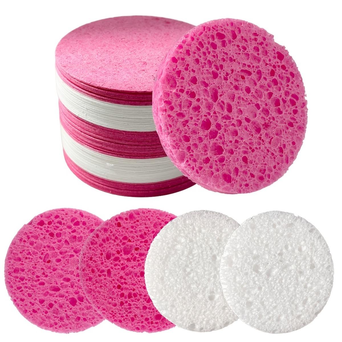 Trending 50-Pack Compressed Facial Sponges, Premium Natural Cellulose Face Wash Puff, Game-Changer Deep Cleansing Skin Sponge for Mud Mask, Lifesaver Travel-Size Makeup Removal Tool, Hot Sale Beauty Hack, Facial Care Tools