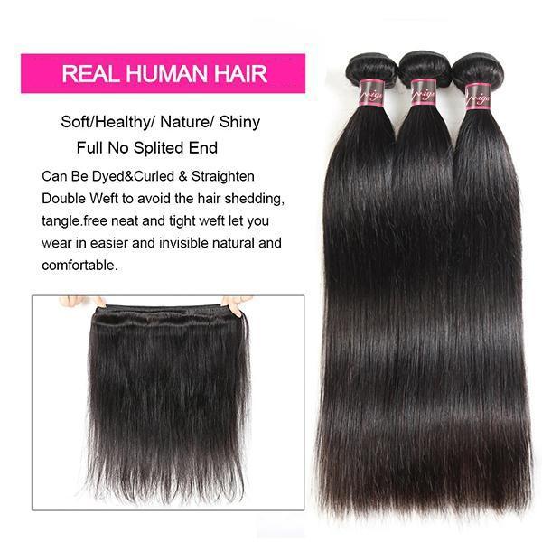 Uwigs Natural Color Straight/Body Wave Hair Bundles Quick Weave Extensions 1 3 4 Bundles 100g/piece TikTokShopBlackFriday