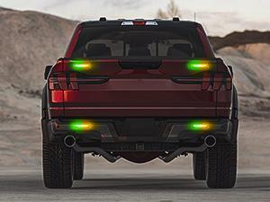 Nilight 4PCS 6LED Amber & Green Strobe Lights – Surface Mount Flashing Lights with Sync Feature | Ultra Slim 12V/24V for Cars, Trucks, Vans & Off Road Vehicles