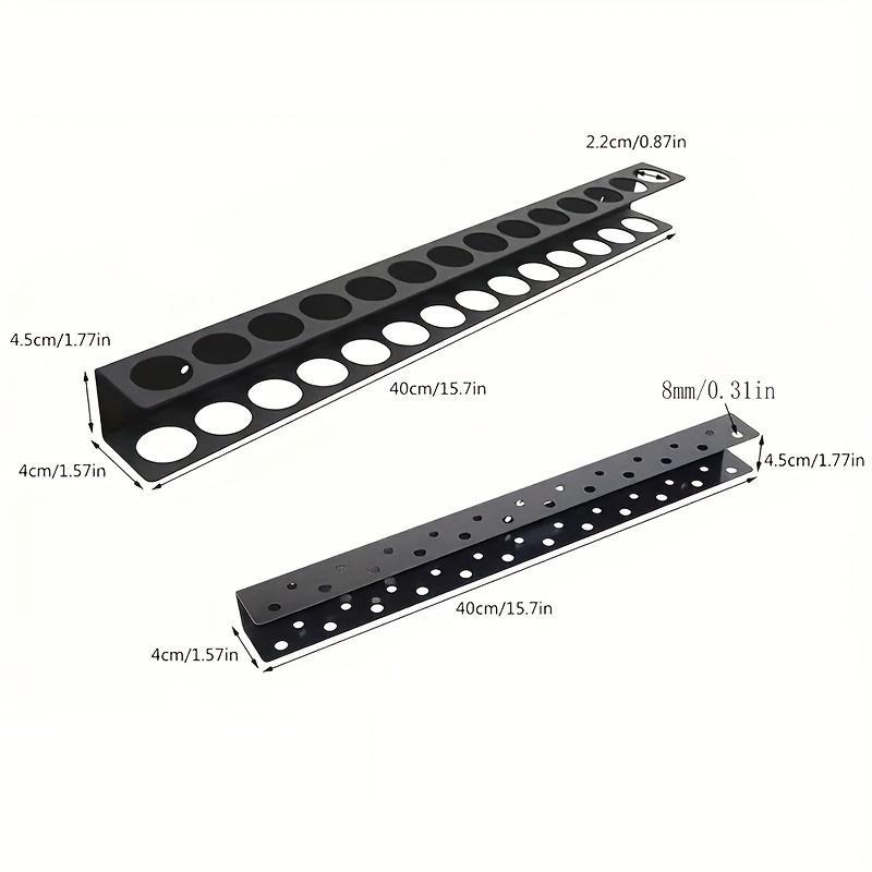 Metal Tool Rack, Space-Saving Screwdriver Pliers Organizer, Wall-Mounted Floating Shelf, Multi-Functional Garage Storage Rack